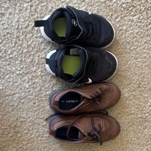 Carter's Brown Leather Brogue Toddler Shoes